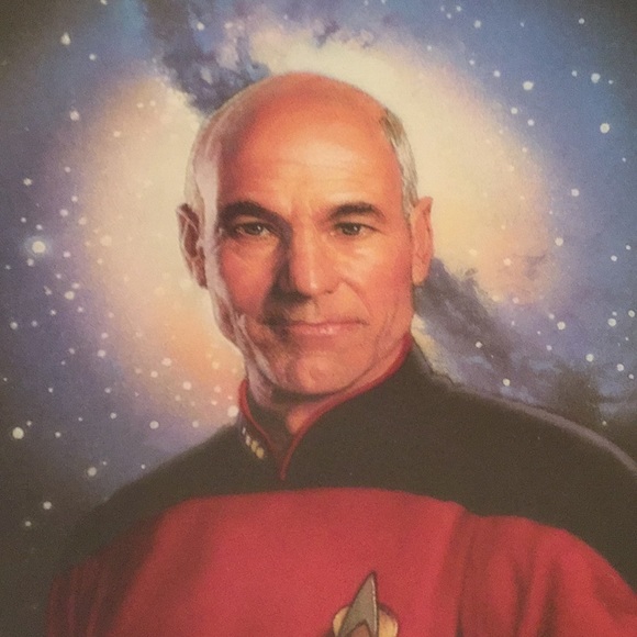 VINTAGE Captain Jean-Luc Picard Star Trek The Next Generation Collectible Plate - Picture 6 of 10